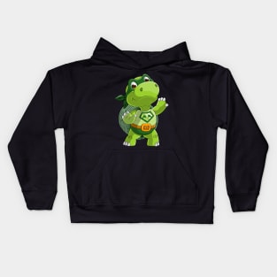 Turtle Superhero Cute Kids Hoodie